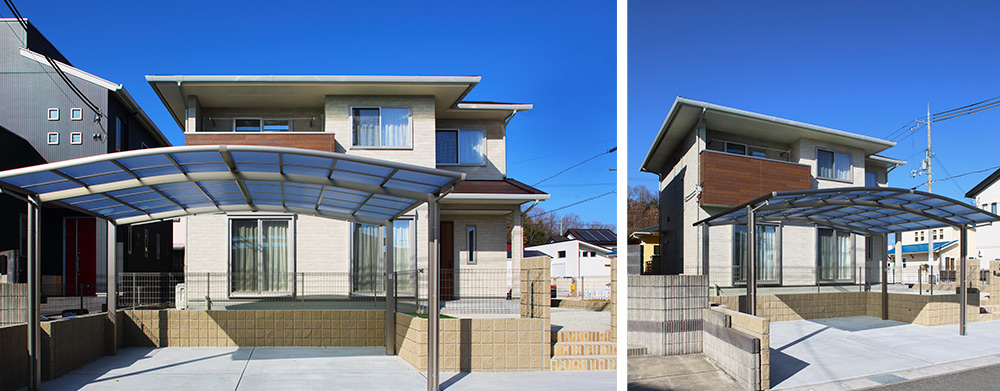 リビング階段でつながる高気密高断熱住宅