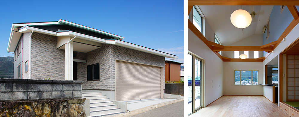 無垢フローリングが暖かい全館空調の家