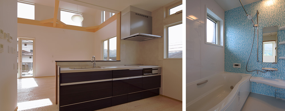 無垢フローリングが暖かい全館空調の家