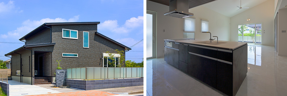 ゆとりの空間が魅力　開放的な高天井のある家