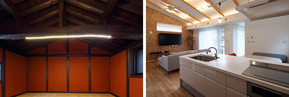 落ち着いた和モダンな家