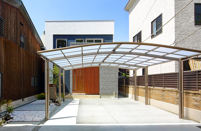 スペースを活かした家事動線の良い家