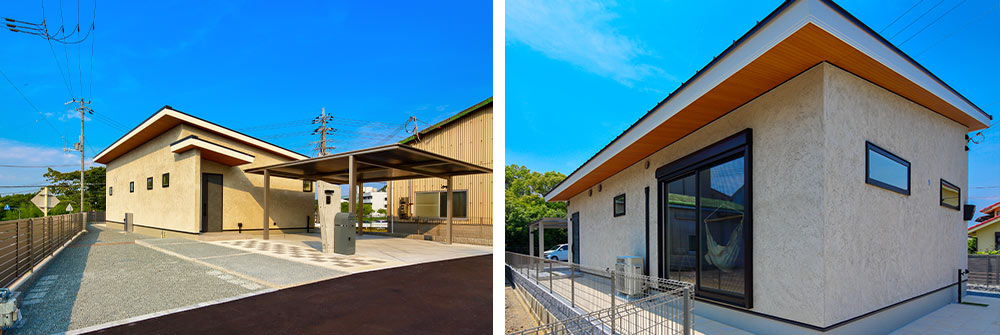 100％自然素材で魅せる木造平屋住宅