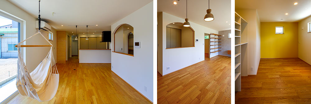 100％自然素材で魅せる木造平屋住宅