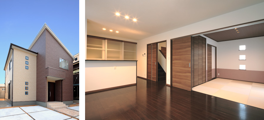 スタイリッシュなシンプルモダン住宅