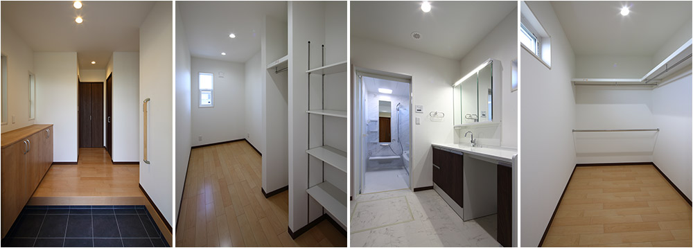 家事動線を考えた、回遊性のある家